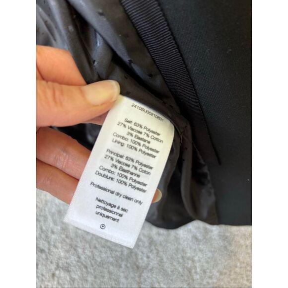NWOT VERONICA BEARD Rickie Black Dickey Jacket, Sz 8, $795 - Picture 7 of 14